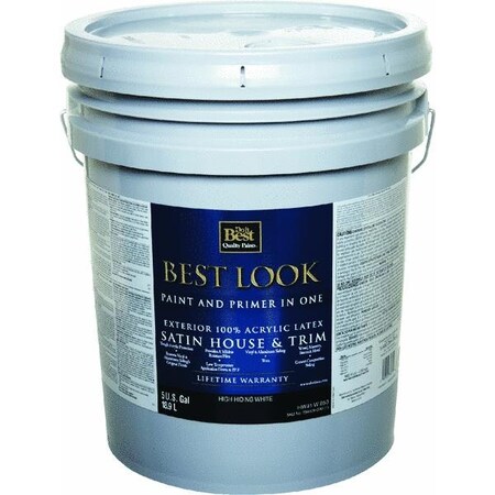 Best Look Latex Satin Paint And Primer In One House And Trim Paint